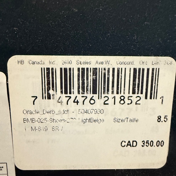 Hugo Boss Men’s Suede Shoes - Picture 3 of 4